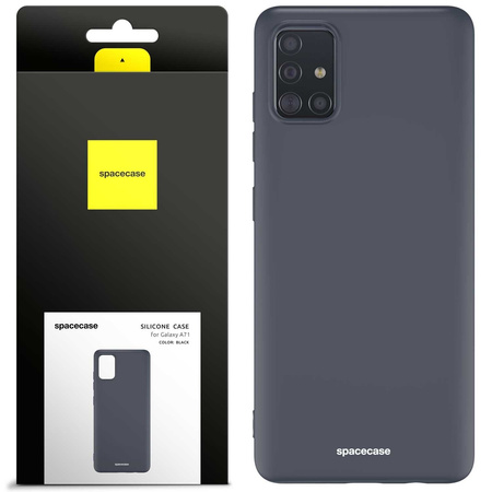 Spacecase Silicone Case Galaxy A71 black