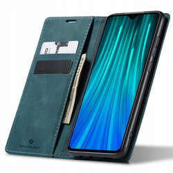Etui z klapką Spacecase Wallet do Redmi Note 8 Pro niebieskie