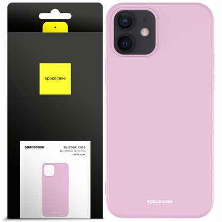 Spacecase Silicone Case iPhone 12/12 Pro lilac