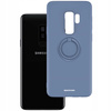 Etui Spacecase Silicone Ring do Galaxy S9+ niebieskie