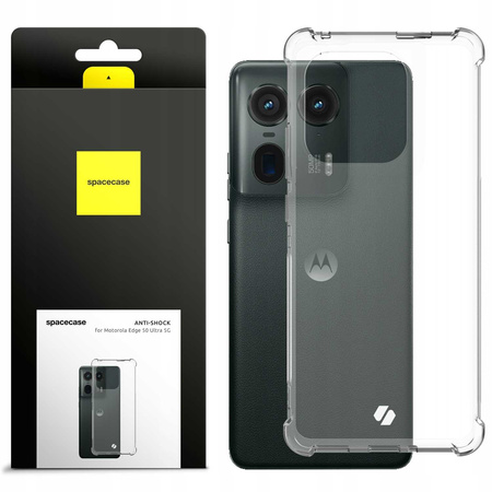 Etui Spacecase Anti-shock do Motorola Edge 50 Ultra 5G przezroczyste