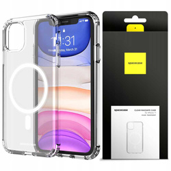 Etui Spacecase Clear Mag do iPhone 11 przezroczyste