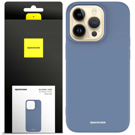Spacecase Silicone Case iPhone 14 Pro blue
