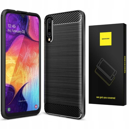 Spacecase Carbon Galaxy A50 czarny