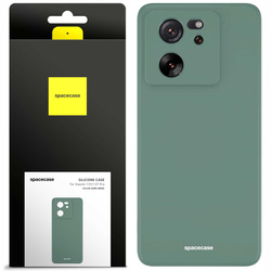 Etui silikonowe Spacecase Silicone Case do Xiaomi 13T / 13T Pro ciemno zielone