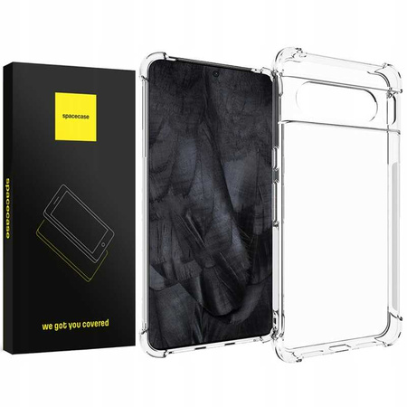 Etui Spacecase Anti-shock do Google Pixel 8 Pro przezroczyste
