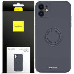 Spacecase Silicone Ring iPhone 11 black