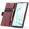 Etui z klapką Spacecase Wallet do Galaxy Note 10 czerwone