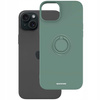 Etui Spacecase Silicone Ring do iPhone 15 Plus ciemno zielone