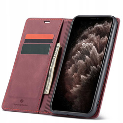 Etui z klapką Spacecase Wallet do iPhone 11 Pro czerwone