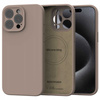 Spacecase Silicone Mag iPhone 15 Pro Max brown