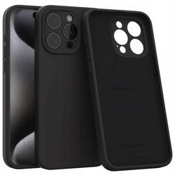 Spacecase Silicone Mag iPhone 15 Pro Max black