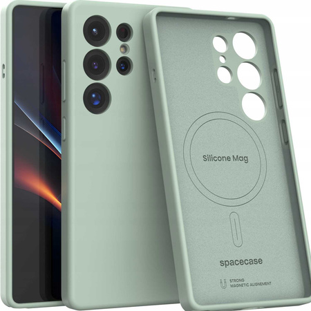 Spacecase Silicone Mag Galaxy S25 Ultra mint