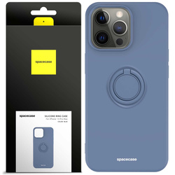 Spacecase Silicone Ring iPhone 13 Pro Max blue