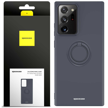 Spacecase Silicone Ring Galaxy Note 20 Ultra black