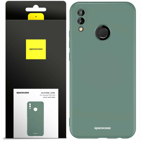 Etui silikonowe Spacecase Silicone Case do Huawei P20 Lite ciemno zielone