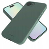 Etui silikonowe Spacecase Silicone Case do iPhone 16e ciemno zielone