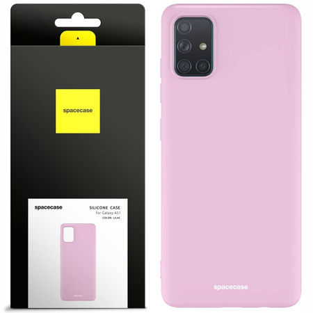 Spacecase Silicone Case Galaxy A51 lilac