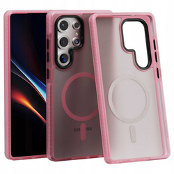 Etui Spacecase Hybrid Fusion Mag do Galaxy S25 Ultra różowe