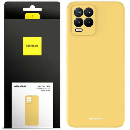 Spacecase Silicone Case Realme 8/8 Pro yellow