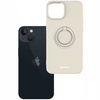 Etui Spacecase Silicone Ring do iPhone 13 mini kremowe