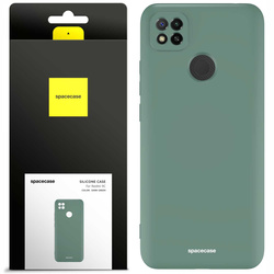 Spacecase Silicone Case Redmi 9C dark green