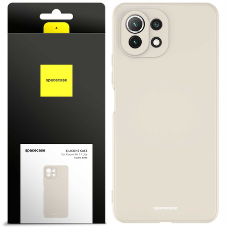 Spacecase Silicone Case Xiaomi Mi 11 Lite bone