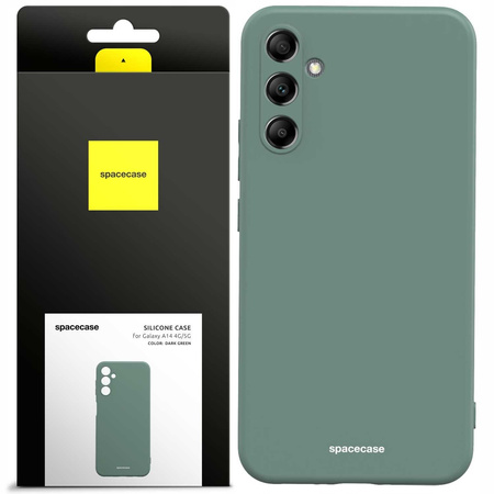 Spacecase Silicone Case Galaxy A14 4G dark green