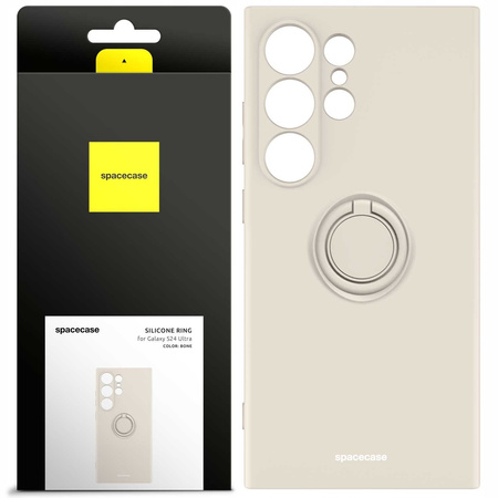 Spacecase Silicone Ring Galaxy S24 Ultra bone