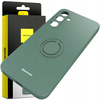 Etui Spacecase Silicone Ring do Galaxy A35 5G ciemno zielone