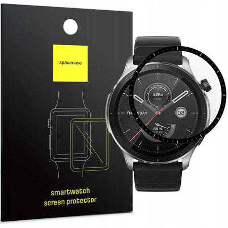 Szkło hybrydowe Spacecase Hybrid Glass do Amazfit GTR 4 46mm