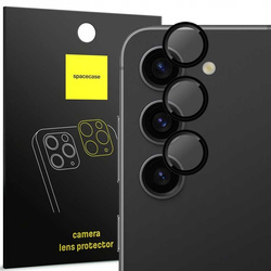 Szkło na aparat Spacecase Camera Ring do Galaxy S23/S23+ czarne