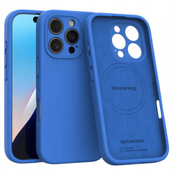 Spacecase Silicone Mag iPhone 16 Pro blue