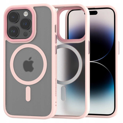 SPACECASE Hybrid Magsafe iPhone 14 Pro pink