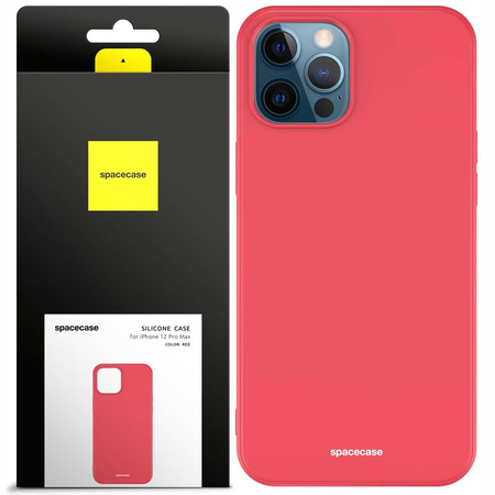 Spacecase Silicone Case iPhone 12 Pro Max red