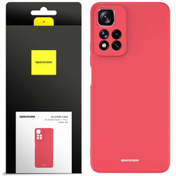 Spacecase Silicone Case Redmi Note 11 Pro+ red