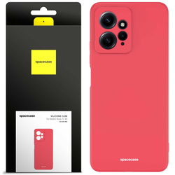Spacecase Silicone Case Redmi Note 12 4G red