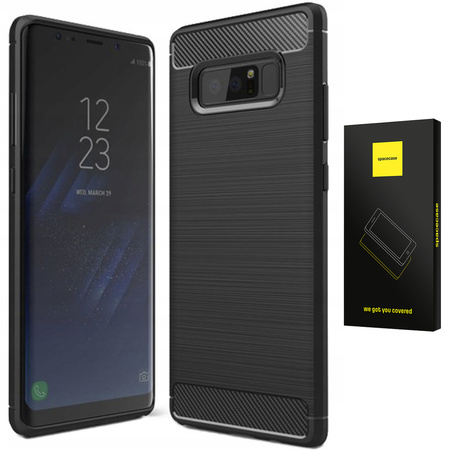 Spacecase Carbon Galaxy Note 8 czarny
