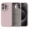Spacecase Silicone Mag iPhone 15 Pro baby pink