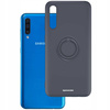 Etui Spacecase Silicone Ring do Galaxy A50 czarne