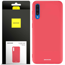 Etui silikonowe Spacecase Silicone Case do Galaxy A50 czerwone