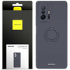Etui Spacecase Silicone Ring do Xiaomi Mi 11T/11T Pro czarne