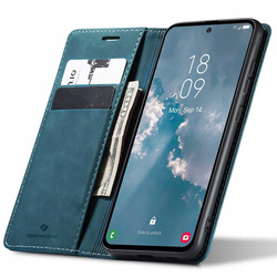 Etui z klapką Spacecase Wallet do Galaxy A54 5G niebieskie