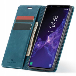 Etui z klapką Spacecase Wallet do Galaxy S9 niebieskie