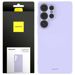 Etui silikonowe Spacecase Silicone Case do Galaxy S25 Ultra jasno fioletowe