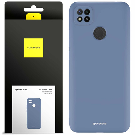 Etui silikonowe Spacecase Silicone Case do Redmi 9C niebieskie