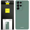 Etui silikonowe Spacecase Silicone Case do Galaxy S21 Ultra ciemno zielone