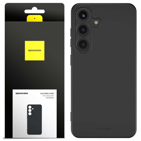 Etui silikonowe Spacecase Silicone Case do Galaxy S25 czarne
