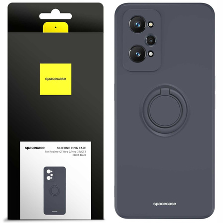 Spacecase Silicone Ring Realme GT Neo 2/Neo 3T/GT2 black