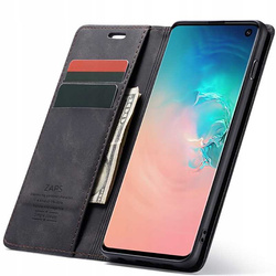 Etui z klapką Spacecase Wallet do Galaxy S10e czarne